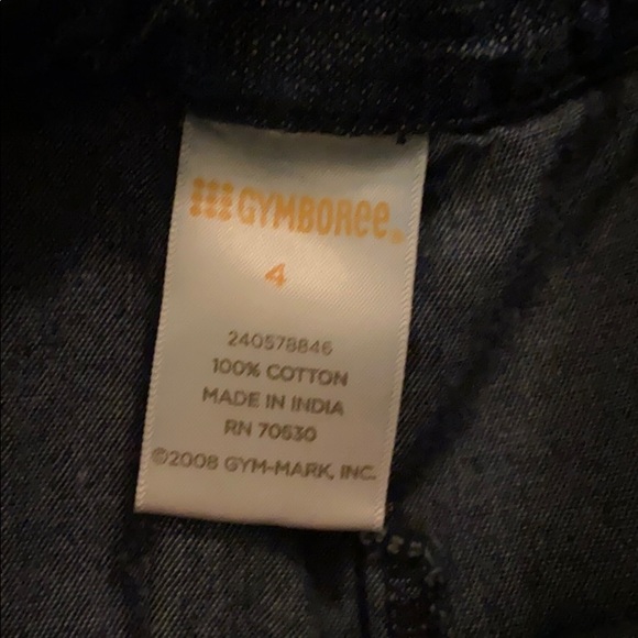 Gymboree Flared Denim Skort with Buttons - Picture 6 of 6